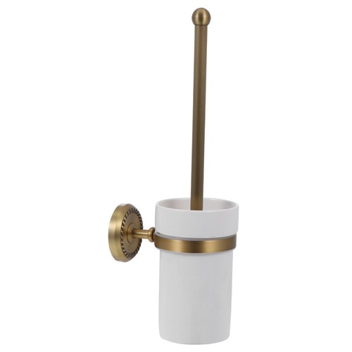 Copper Toilet Brush Closet Bowl Brush Toilet Brush Holder Toilet Rack Holder - Picture 5 of 12