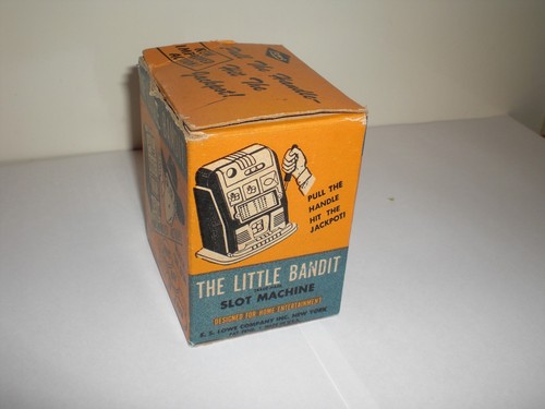 Little Bandit slot machine No.25 replacement box. E. S. Lowe Inc. New York - Picture 3 of 5