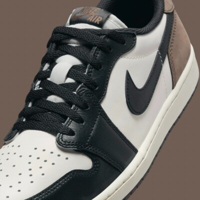 Nike Jordan 1 Retro Low OG Mocha Black White Men GS Size IN HAND