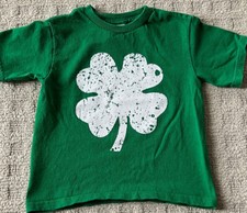Four Leaf Clover Youth St Patrick's Day Shirt - Size 3T