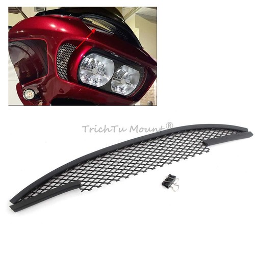 Black Fairing Vent Screen Grill Top Mesh Fits For Harley Road Glide FLTR 2015-24 - Picture 2 of 15