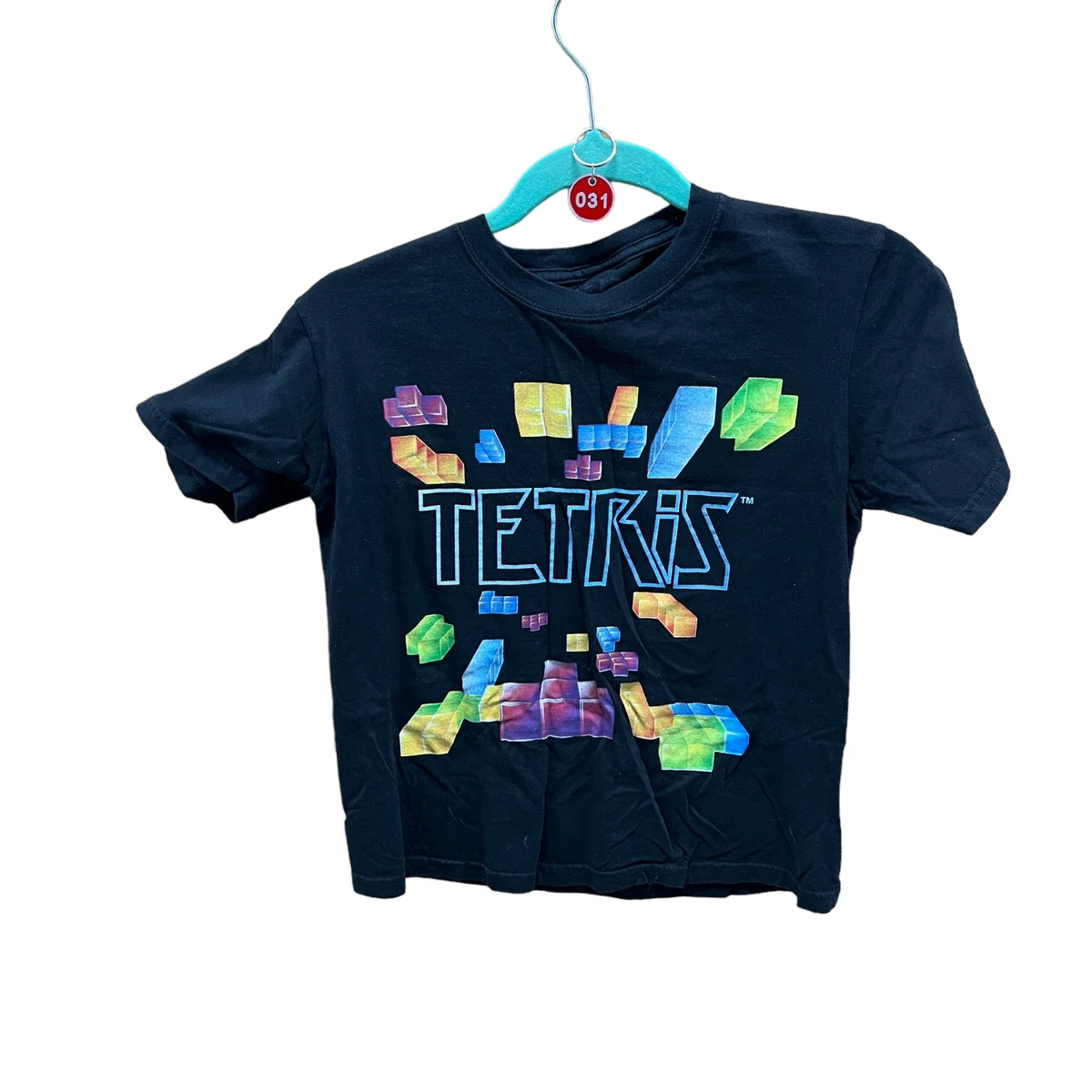Vintage Tetris T Shirt Boys Size M Graphic Tee Gaming Retro eBay