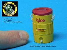 1/16 scale (120mm) "Igloo" Medium Water Jug with "Igloo" Decal