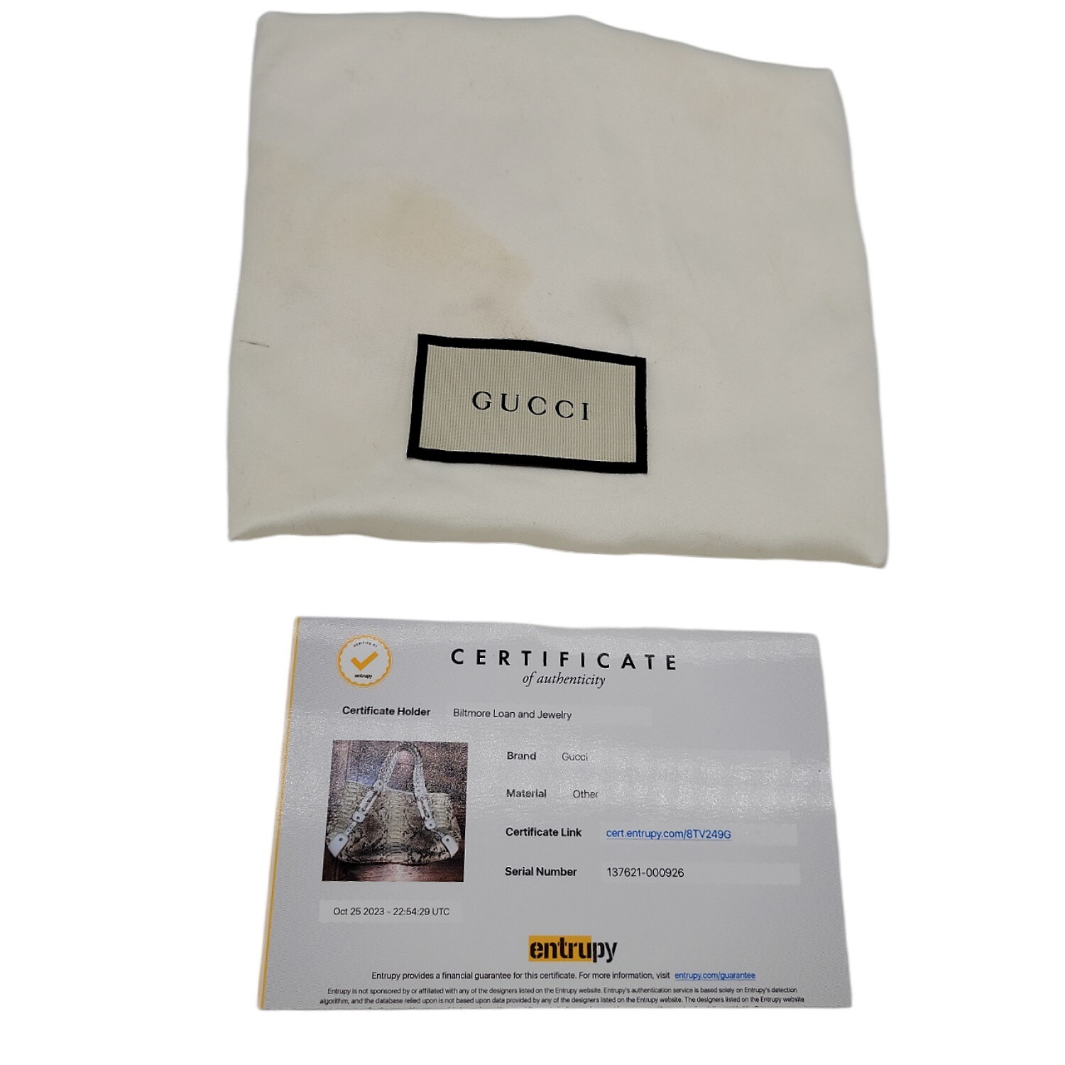 Gucci Python Medium Pelham Tote - image 10