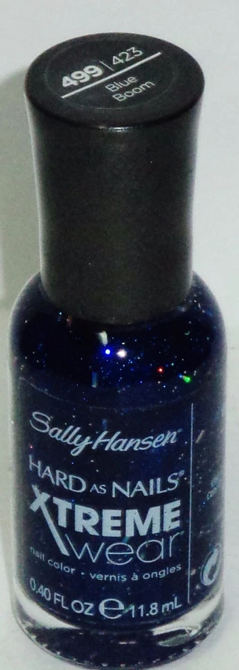 1 Sally Hansen Hard As Nails XTREME WEAR Nail Polish BLUE BOOM #499 / 423