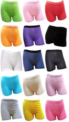 ELEGANCE1234 NEW 2 PACK GIRL'S/LADIES COTTON STRETCHY BOXER SHORTS SPORTS &UNDER SCHOOL SKIRT