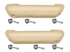 1968-77 Bronco Arm Rest Pads Lh Rh Pr 69-72 F100 F250 F350 Parchment New