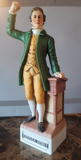 VINTAGE PATRICK HENRY McCORMICK DISTILLING DECANTER WHISKEY BOTTLE EMPTY 14"H