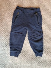 Organic Cotton Blue Jogger Pants, Hanna Andersson, Size 3  