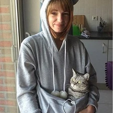 Cat Hoodie Unisex | Cute Pet Hoodie | Cozy Graphic Sweatshirt | Cat Mom Gift | S