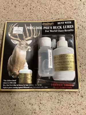 Mrs. Doe Pee s Buck Lures Doe in Estrus Special Blend -4 oz.  NOS- BH-43