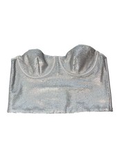 Zara Corset Top Size Large Sequins Underwire