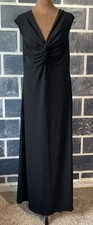 Old Navy The Occasion Size L Dress Black Sleeveless Maxi Knot Formal Long NO TAG