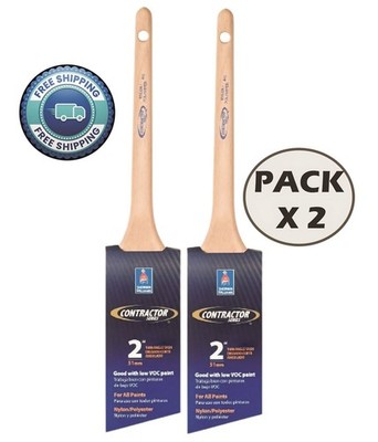 Sherwin-Williams Contractor Nylon/Polyester Angle Paint Brush 2'' **(PACK x 2)**