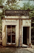 Hardware Store ~ Ed's Ghost Town ~ Bedford Indiana ~ postcard sku187