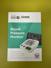 Kinetik Wellbeing Blood Pressure Monitor with Large Cuff 22-42cm Automatic Upper