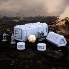 Sci-Fi Cargo Terrain Miniature DnD War Games RPG Fantasy Tabletop 4pc