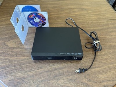 Philips BDP5502/F7 4K Ultra HD Blu-ray Player  no Remote  Tested + 2 FREE MOVIES