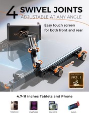 LISEN for iPad Holder Car Mount Road Trip Essentials Activities for Kids