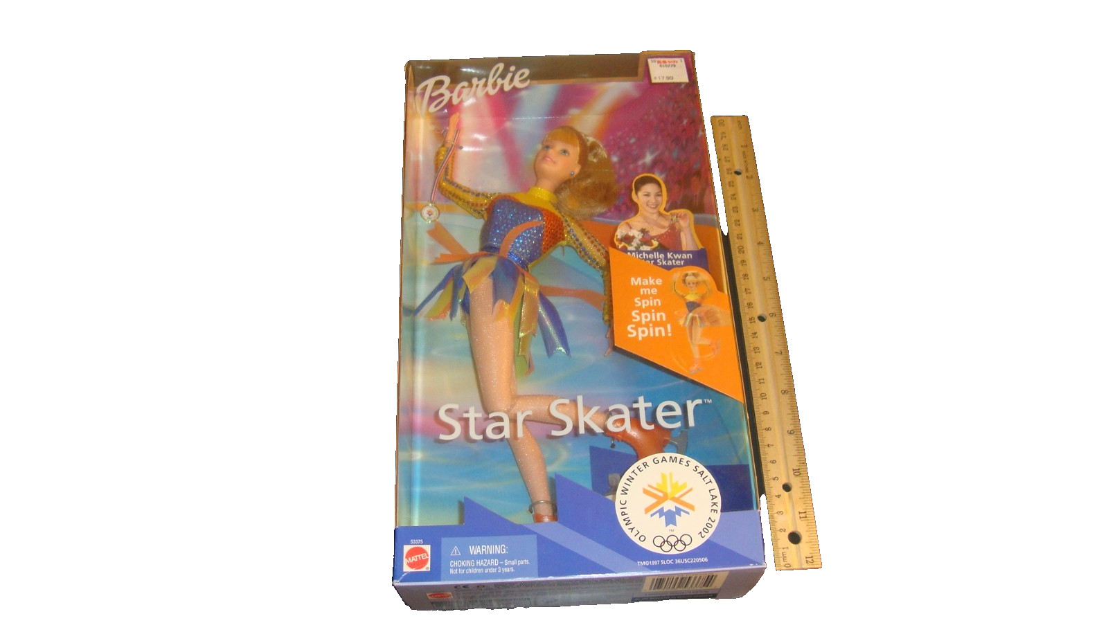 1997 Barbie Doll Star Skater Mattel 53375 New In Box