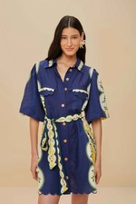 Amazon Garden Cream Mini Dress GARDEN CREAM - SMALL - $305