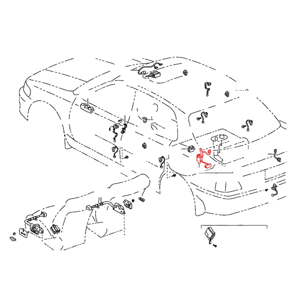 Подходит для 1995 - 1997 Toyota Avalon 4-дверный седан MCX10 1MZFE топлива отправитель багажа асси новый - Изображение 4 из 4