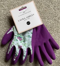 BNWT Laura Ashley All Weather Garden Gloves "ELLA” Medium New