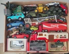VINTAGE & LATER DIECAST TOY JOB LOT CORGI MATCHBOX & OTHERS CARS TRUCKS etc