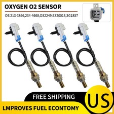 Juego (4) Sensor de oxígeno O2 para Chevy Silverado GMC Sierra 1500 2003 2004 2005 5,3 L