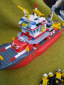 Lego City Fire Boat For FireFighters 7207 Looks New MOD Fast Shipping