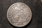 1865 XF Seated Liberty Dollar Program Quality Coin AZX