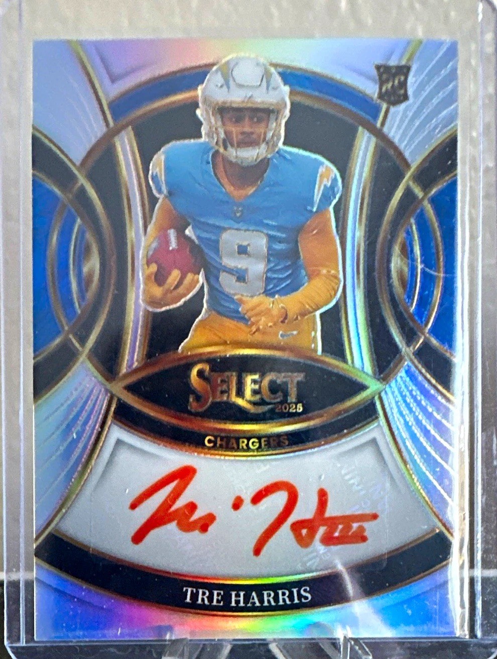 2025 Select Rookie Signatures Orange Ink Tre Harris Silver Prizm Auto RC🔥🔥🔥