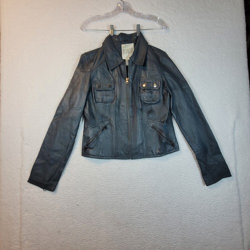 BB Dakota Bikerjacke aus Nappa-Schweinsleder mit durchgehendem Reißverschluss - Größe L - Bild 2 von 23