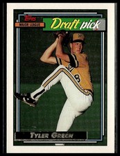 Tyler Green *ROOKIE CARD* (RC) 1992 Topps Gold #764. rookie card picture