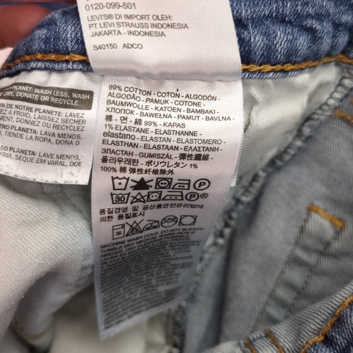Pantalón vaquero de trabajo Levis Jeans para hombre 34x30 azul 505 - Imagen 8 de 8