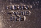 handmade Taxco Mexico sterling silver and lapis lazuli pendant TV-119 — photo 3