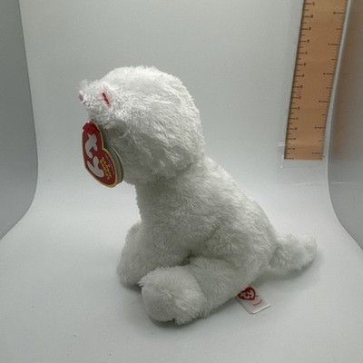 Ty Original Beanie Baby BIANCA Plush White Cat 2015 Collection