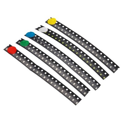 100Pcs 0805 Surface Mount Diode, 1.8-3V Light Emitting Diodes Chips 5 Colors #zc