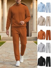 Mens Sweatsuits 2 Piece Sport Tracksuit Jogger Sweat Suits Jogging Outfits