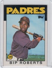 1986 Topps Traded #91T Bip Roberts ROOKIE - FREE CARDS with purchase!