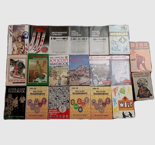 Vintage Boy Scouts Of America BSA Book Lot Of 20 Order of Arrow Manual Guide