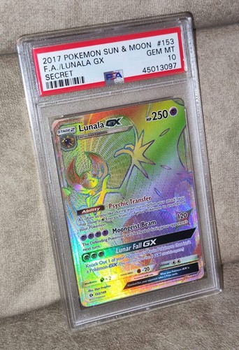 Lunala-GX graded PSA 10 for sale on eBay