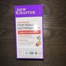 New Chapter Every Woman's One Daily Multivitamin 55+ - 96ct - EXP 11/26 - NEW