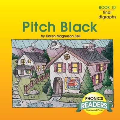 PHONICS BOOKS: PHONICS READER: PITCH BLACK By Continental Press **Excellent**