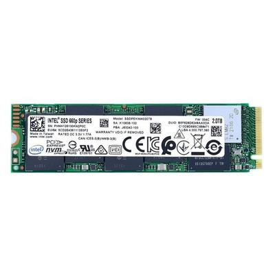 内蔵型SSD Intel SSD 660p (SSDPEKNW020T8) 2TB #1 Intel 660P Series 2TB, Internal, 3.1 inch (SSDPEKNW020T8X1) Solid
