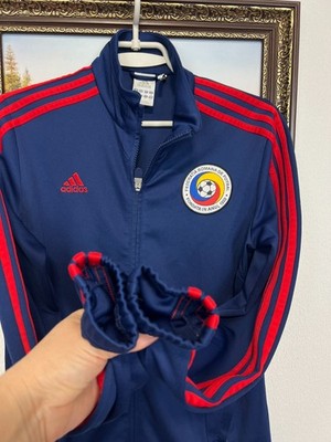 Vintage Adidas Romania Football Jacket Soccer Track Top National