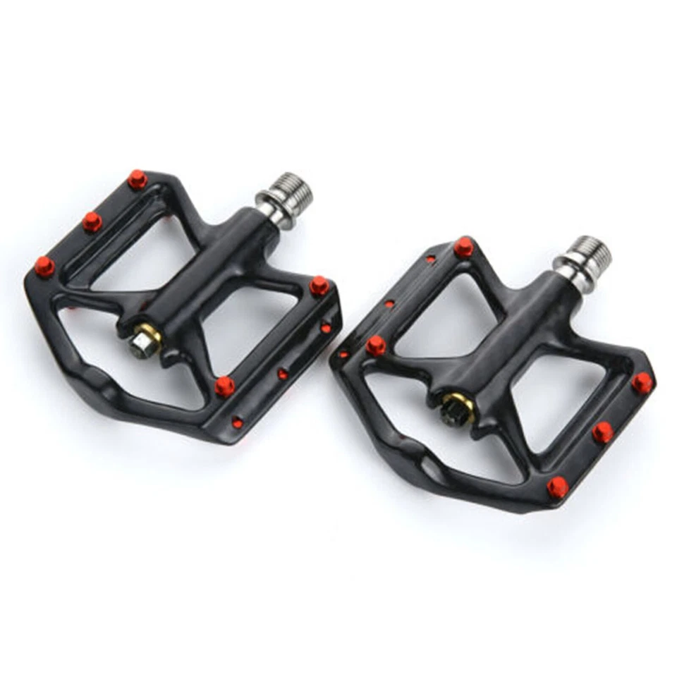 1 pair Carbon Fiber Road Mountain Urban Bike Pedals Bicycle flat Pedal - Image 4 of 4
