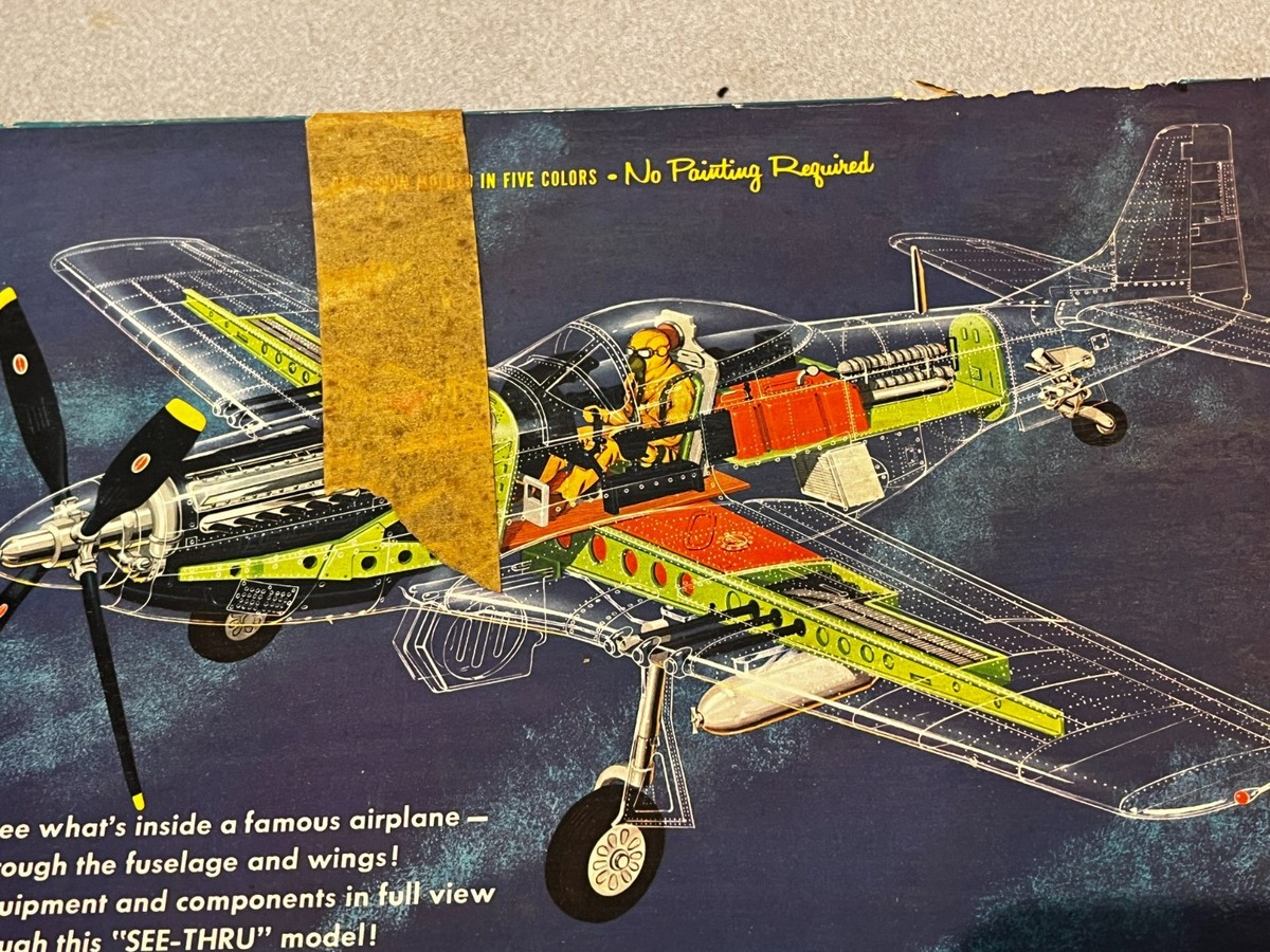 Monogram Phantom P-51D Mustang Transparent Airplane Model Kit