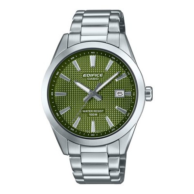 Mens Wristwatch CASIO EDIFICE EFV-160D-3AVEF Stainless Steel Green Sub 100mt