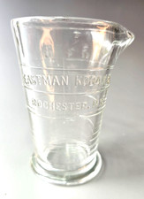 Vintage Eastman Kodak Glass Photography Beaker, Rochester, NY 4oz